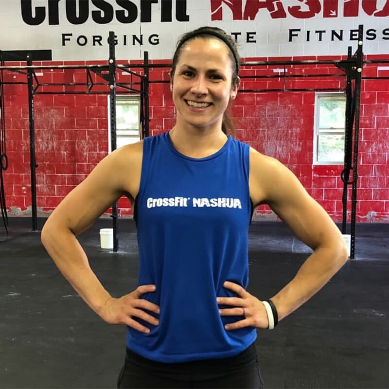 Sarah Fasciani coach at CrossFit Pepperell